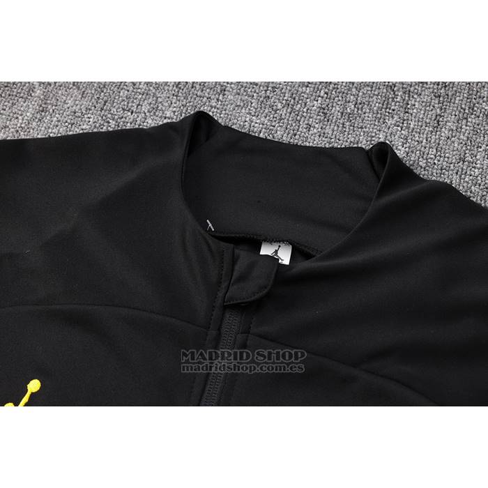 Chandal de Chaqueta del Paris Saint-Germain Jordan Nino 2023-2024 Negro